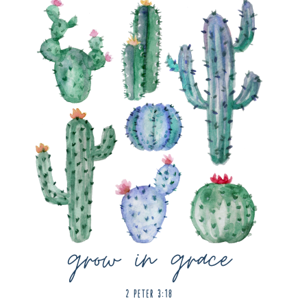 Grow in Grace - 2 Peter 3:18 Printable Freebie